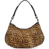 Sam Edelman Nylie Genuine Calf Hair Shoulder Bag In Animal Print