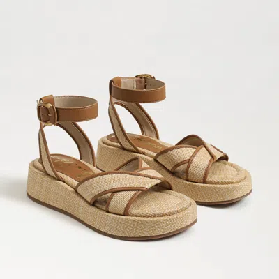 SAM EDELMAN SAM EDELMAN NYLIE PLATFORM ANKLE STRAP SANDAL BLEACHED BEECHWOOD