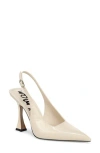 Sam Edelman Odette Pointed Toe Slingback Pump In White