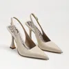 Sam Edelman Odette Slingback Pump Alpine Ivory Leather In White
