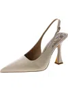 Sam Edelman Odette Slingback Pump Alpine Ivory Leather In Multi