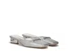 Sam Edelman Ollie Square Toe Bit Mule In Silver
