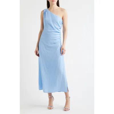 Sam Edelman One-shoulder Dress In Blue