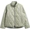 Sam Edelman Onion Quilted Jacket In Sage