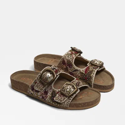 Sam Edelman Orianna Slip On Sandal Sunset Multi Sequin Beads