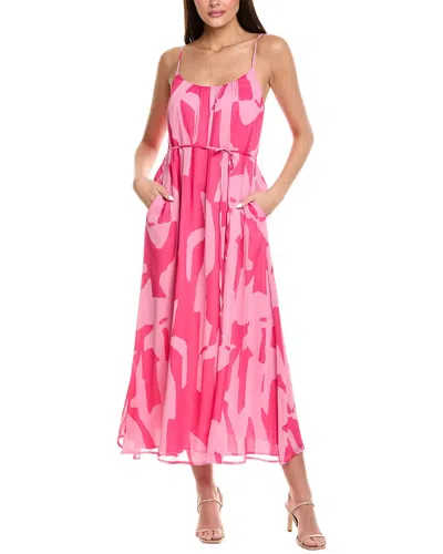 Sam Edelman Oversized Zebra Tank Dress In Pink