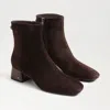 Sam Edelman Paige Ankle Bootie Cafe Noir Brown Suede In Brown
