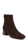 Sam Edelman Women's Paige Square Toe Block Heel Ankle Booties In Café Noir