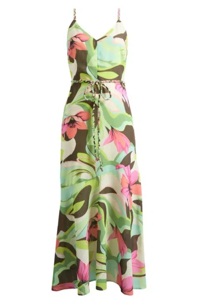 SAM EDELMAN SAM EDELMAN PALM ROYAL MAXI DRESS