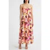 Sam Edelman Palm Royal Maxi Sundress In Multi