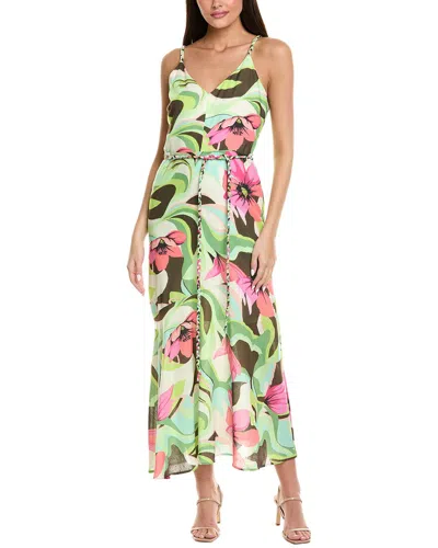 Sam Edelman Palm Royal Midi Dress In Green