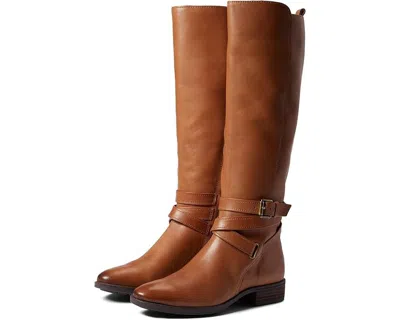 Sam Edelman Pansy Women's Whiskey Leather Knee High Riding Boots Jobb912 In Brown