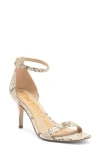 Sam Edelman Patti Ankle Strap Sandal In Roccia