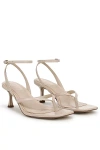 Sam Edelman Paxton Ankle Strap Heeled Sandals In White