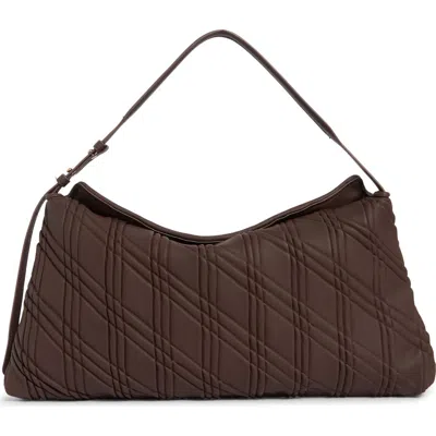 Sam Edelman Peddy Faux Suede Shoulder Bag In Purple