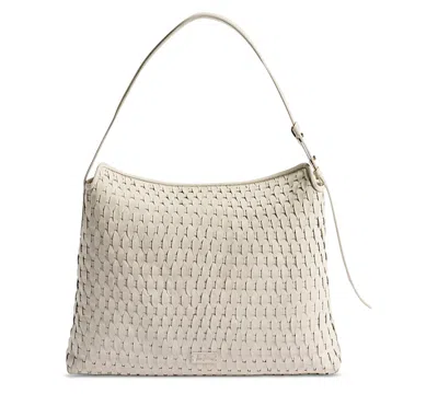 Sam Edelman Petty Extra-large Leather Shoulder Handbag In Neutral