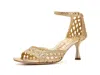 Sam Edelman Peyton Ankle Strap Sandal In Gold