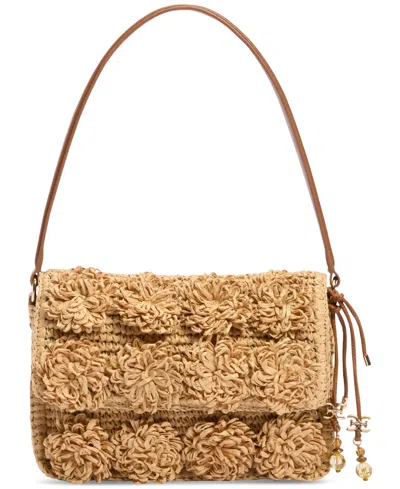 Sam Edelman Phoebe Small Raffia Shoulder Flap Shoulder Bag