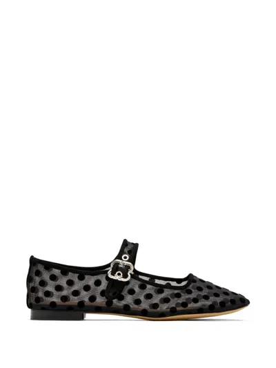Sam Edelman Polka-dot Mesh Ballet Flats In Multi