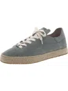 Sam Edelman Poppy Jute Lace-up Sneaker Sky Gray In Multi