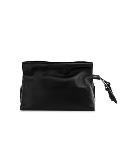 Sam Edelman Poppy Small Drawstring Clutch Crossbody Handbag In Black