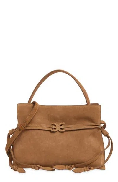 Sam Edelman Poppy Small Drawstring Tote Bag In Brown