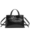 Sam Edelman Poppy Small Leather Drawstring Crossbody In Black