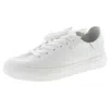 Sam Edelman Poppy Womens Leather Lace-up Fashion Sneakers In White