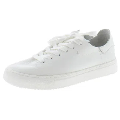 Sam Edelman Poppy Womens Leather Lace-up Fashion Sneakers In White