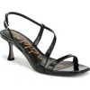 Sam Edelman Prance Strappy Heel Black Leather
