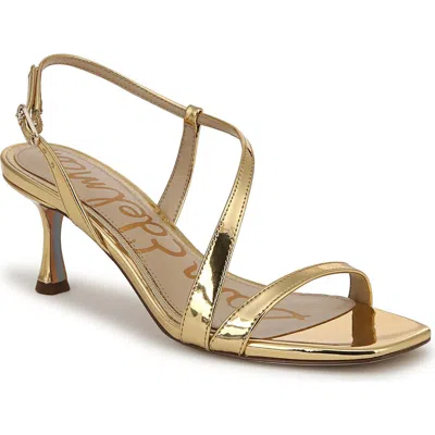 Sam Edelman Prance Slingback Sandal In Amber Gold