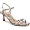 Sam Edelman Presley Strappy Sandal In Animal Print