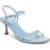 Sam Edelman Presley Strappy Sandal In Blue