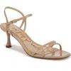 Sam Edelman Presley Strappy Sandal In Sienna Tan