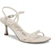 Sam Edelman Presley Strappy Sandal In White