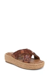 SAM EDELMAN PRIA ESPADRILLE PLATFORM WEDGE SLIDE SANDAL