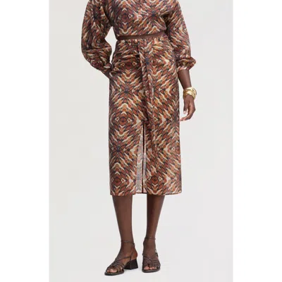 Sam Edelman Printed Sarong In Brown