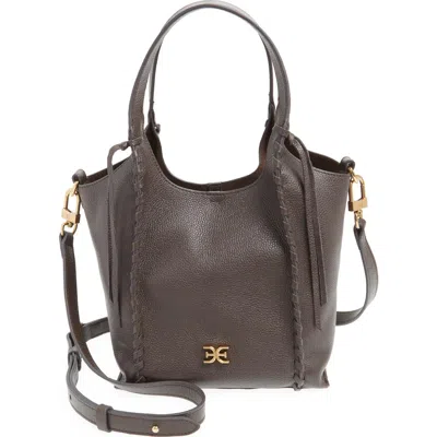 Sam Edelman Pryce Crossbody Bucket Bag In Cafe Noir