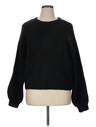 Pre-owned Sam Edelman Pullover Sweater In Black