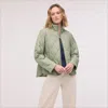 Sam Edelman Quilted Bomber Jacket Sage In Green