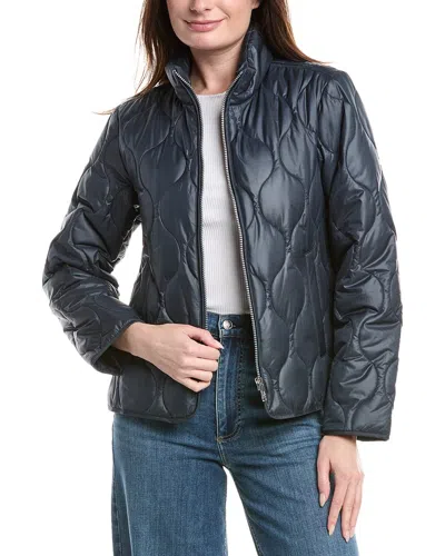 Sam Edelman Quilted Jacket In Blue