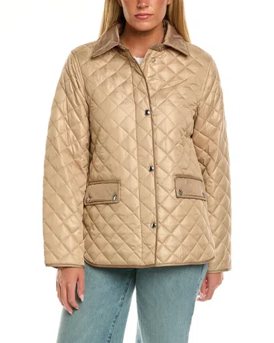 Sam Edelman Quilted Jacket In Brown