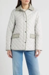 Sam Edelman Quilted Jacket In Gray