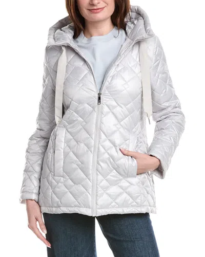 Sam Edelman Quilted Jacket In Silver