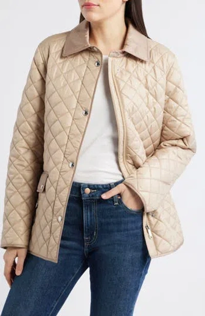 Sam Edelman Quilted Jacket In Sand