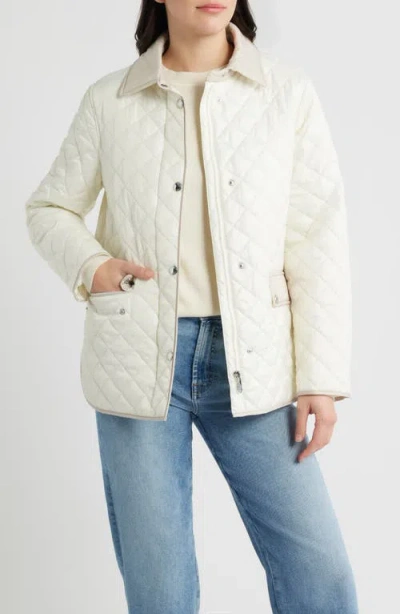 Sam Edelman Quilted Jacket In White