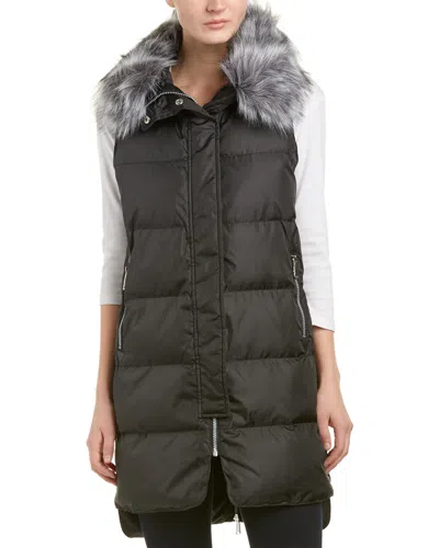 Sam Edelman Quilted Vest In Black