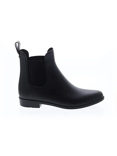 Pre-owned Sam Edelman Rain Boots In Black