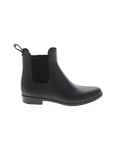 Pre-owned Sam Edelman Rain Boots In Black