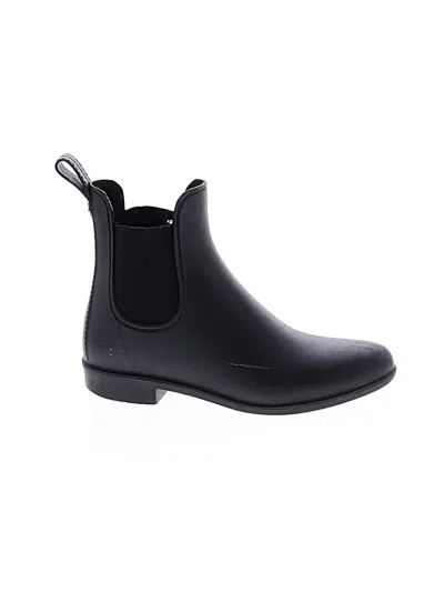 Pre-owned Sam Edelman Rain Boots In Black